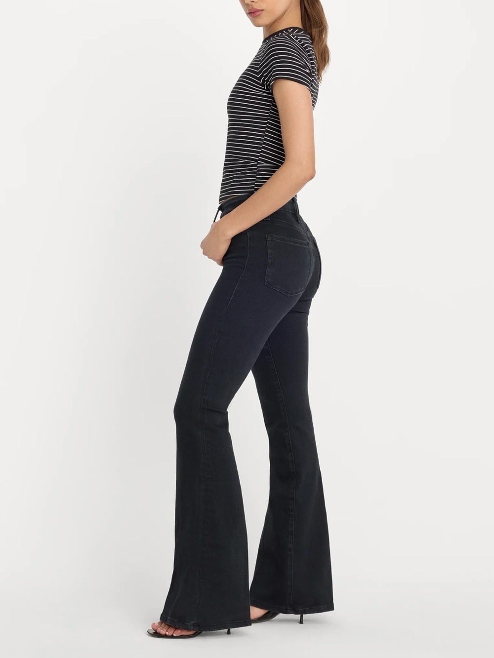 Good American Flared with Flat-Tummy Tech Jeans